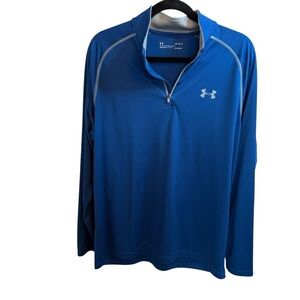 Under Armour Blue Long Sleeve 1/4 Zip Lightweight Jacket